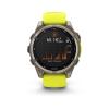 Garmin Fenix 8 - 47mm, ekran MIP, Solar, Sapphire, Tytanowy z paskiem żółtym Amp yellow [010-02906-21]