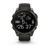 Garmin Fenix 8 - 47mm, ekran AMOLED, Sapphire, Carbon grey DLC titanium z paskiem czarnym [010-02904-21]