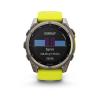 Garmin Fenix 8 - 51mm, ekran MIP, Solar, Sapphire, Tytanowy z paskiem żółtym Amp yellow [010-02907-21]