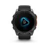 Garmin Fenix 8 - 51mm, ekran AMOLED, Standard, Slate grey z paskiem czarnym [010-02905-00]