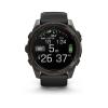 Garmin Fenix 8 - 51mm, ekran AMOLED, Sapphire, Carbon grey DLC titanium z paskiem czarnym [010-02905-21]