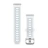 Garmin Silikonowy pasek 20 mm Quick Release Forerunner 55, 245, 645 / Vivomove HR, 3, Luxe, Style / Venu / Vivoactive 3, 5  półprzezroczysty Whitestone/Cloud blue [01011251AR]