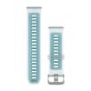 Garmin Paski silikonowe 22 mm Quick Release Vivoactive 4 / Venu 2, 3 / Forerunner 255, 265  półprzezroczysty Whitestone/Turquoise [01011251AU]