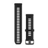 Garmin Pasek Forerunner 970  półprzezroczysty czarny, 22 mm, silikonowy, Oryginalny Garmin [01011251AM]