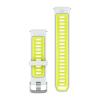 Garmin Pasek Forerunner 970 - półprzezroczysty Whitestone/Amp yellow, 22 mm, silikonowy, Oryginalny Garmin [010-11251-AN]