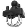mini: RAM Mounts RAM-B-235U uchwyt kulą 1 cal na dwie śruby U do rurki lub kierownicy (1)