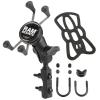 mini: RAM Mounts RAM-B-174-A-UN7U uniwersalny uchwyt X-Grip montowany do ramy kierownicy lub do podstawy hamulca / sprzęgła w motocyklu (2)