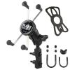 mini: RAM Mounts RAM-B-174-A-UN10U uchwyt smartfona X-Grip montowany do ramy kierownicy lub do podstawy hamulca / sprzęgła w motocyklu (2)