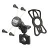 mini: RAM Mounts RAM-B-408-112-15-A-UN10 uchwyt Torque na szeroką rurkę + X-Grip do smartfona montowany do ramy kierownicy (2)