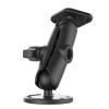 mini: RAM Mounts RAM-B-138U ramię o długości 3.69 cala montowane do płaskiej powierzchni z głowicą obrotową z podstawą o średnicy 2.5 cala (4)