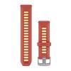 Obrazek dla: Garmin Silikonowy pasek 20 mm Quick Release Forerunner 55, 245, 645 / Vivomove HR, 3, Luxe, Style / Venu / Vivoactive 3, 5  Red Pink/Mango czerwony [01011251B9]