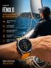 mini: Garmin Fenix 8 - 51mm, ekran AMOLED, Sapphire, Tytanowy z paskiem pomarańczowym Spark orange [010-02905-11] (2)