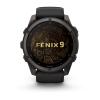 mini: Garmin Fenix 9 Standard - 51mm Tytanowy w kolorze Carbon Gray z powłoką (DLC) z silikonowym paskiem w kolorze Black [010-04763-11] (2)