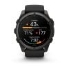 mini: Garmin Fenix 9 Standard - 51mm Tytanowy w kolorze Carbon Gray z powłoką (DLC) z silikonowym paskiem w kolorze Black [010-04763-11] (4)