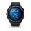 mini: Garmin Fenix 9 Standard - 51mm Tytanowy w kolorze Carbon Gray z powłoką (DLC) z silikonowym paskiem w kolorze Black [010-04763-11] (9)