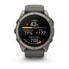 mini: Garmin Fenix 9 Standard - 51mm Tytanowy z silikonowym paskiem w kolorze Pebble Gray [010-04763-01] (4)