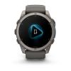 mini: Garmin Fenix 9 Standard - 51mm Tytanowy z silikonowym paskiem w kolorze Pebble Gray [010-04763-01] (6)