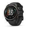 mini: Garmin Fenix 9 Standard - 47mm Tytanowy w kolorze Carbon Gray z powłoką (DLC) z silikonowym paskiem w kolorze Black [010-04762-11] (1)