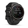 mini: Garmin Fenix 9 Standard - 47mm Tytanowy w kolorze Carbon Gray z powłoką (DLC) z silikonowym paskiem w kolorze Black [010-04762-11] (2)