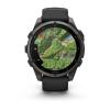mini: Garmin Fenix 9 Standard - 47mm Tytanowy w kolorze Carbon Gray z powłoką (DLC) z silikonowym paskiem w kolorze Black [010-04762-11] (4)