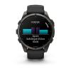 mini: Garmin Fenix 9 Standard - 47mm Tytanowy w kolorze Carbon Gray z powłoką (DLC) z silikonowym paskiem w kolorze Black [010-04762-11] (5)