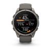mini: Garmin Fenix 9 Standard - 47mm Tytanowy z silikonowym paskiem w kolorze Pebble Gray [010-04762-01] (3)