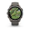 mini: Garmin Fenix 9 Standard - 47mm Tytanowy z silikonowym paskiem w kolorze Pebble Gray [010-04762-01] (4)