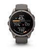 mini: Garmin Fenix 9 Standard - 47mm Tytanowy z silikonowym paskiem w kolorze Pebble Gray [010-04762-01] (8)