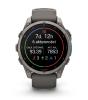mini: Garmin Fenix 9 Standard - 47mm Tytanowy z silikonowym paskiem w kolorze Pebble Gray [010-04762-01] (9)