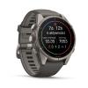 mini: Garmin Fenix 9 Standard - 43mm Tytanowy z silikonowym paskiem w kolorze Pebble Gray [010-04761-11] (3)
