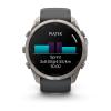 mini: Garmin Fenix 9 Pro - 51mm Tytanowy z silikonowym paskiem w kolorze Graphite / Black [010-04337-26] (10)