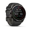 mini: Garmin Fenix 9 Pro - 51mm Tytanowy w kolorze Carbon Gray z powłoką (DLC) z silikonowym paskiem w kolorze Black / Pebble Gray [010-04337-16] (3)