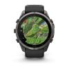 mini: Garmin Fenix 9 Pro - 51mm Tytanowy w kolorze Carbon Gray z powłoką (DLC) z silikonowym paskiem w kolorze Black / Pebble Gray [010-04337-16] (7)