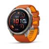 mini: Garmin Fenix 9 Pro inReach - 51mm Tytanowy z silikonowym paskiem w kolorze Autumn Orange / Spark Orange [010-04337-01] (1)