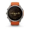 mini: Garmin Fenix 9 Pro inReach - 51mm Tytanowy z silikonowym paskiem w kolorze Autumn Orange / Spark Orange [010-04337-01] (2)