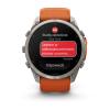 mini: Garmin Fenix 9 Pro inReach - 51mm Tytanowy z silikonowym paskiem w kolorze Autumn Orange / Spark Orange [010-04337-01] (7)