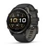 Obrazek dla: Garmin Fenix 9 Pro  47mm Tytanowy w kolorze Carbon Gray z powłoką (DLC) z silikonowym paskiem w kolorze Black / Pebble Gray [0100433616]