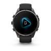 mini: Garmin Fenix 9 Pro - 47mm Tytanowy w kolorze Carbon Gray z powłoką (DLC) z silikonowym paskiem w kolorze Black / Pebble Gray [010-04336-16] (10)