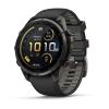 Obrazek dla: Garmin Fenix 9 Pro inReach  47mm Tytanowy w kolorze Carbon Gray z powłoką (DLC) z silikonowym paskiem w kolorze Black / Pebble Gray [0100433611]