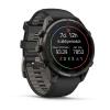 mini: Garmin Fenix 9 Pro inReach - 47mm Tytanowy w kolorze Carbon Gray z powłoką (DLC) z silikonowym paskiem w kolorze Black / Pebble Gray [010-04336-11] (2)