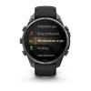 mini: Garmin Fenix 9 Pro inReach - 47mm Tytanowy w kolorze Carbon Gray z powłoką (DLC) z silikonowym paskiem w kolorze Black / Pebble Gray [010-04336-11] (4)