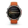 mini: Garmin Fenix 9 Pro inReach - 47mm Tytanowy z silikonowym paskiem w kolorze Autumn Orange / Spark Orange [010-04336-01] (4)