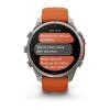 mini: Garmin Fenix 9 Pro inReach - 47mm Tytanowy z silikonowym paskiem w kolorze Autumn Orange / Spark Orange [010-04336-01] (6)