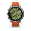 mini: Garmin Fenix 9 Pro inReach - 47mm Tytanowy z silikonowym paskiem w kolorze Autumn Orange / Spark Orange [010-04336-01] (8)