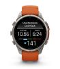 mini: Garmin Fenix 9 Pro inReach - 47mm Tytanowy z silikonowym paskiem w kolorze Autumn Orange / Spark Orange [010-04336-01] (10)