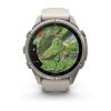 mini: Garmin Fenix 9 Pro - 43mm Tytanowy z silikonowym paskiem w kolorze Fog Gray / Dark Sandstone [010-04335-86] (7)