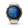 mini: Garmin Fenix 9 Pro - 43mm Tytanowy w kolorze Autumn Gold z silikonowym paskiem w kolorze Cream / French Gray [010-04335-26] (10)