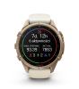 mini: Garmin Fenix 9 Pro - 43mm Tytanowy w kolorze Autumn Gold z silikonowym paskiem w kolorze Cream / French Gray [010-04335-26] (15)
