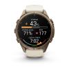 mini: Garmin Fenix 9 Pro inReach - 43mm Tytanowy w kolorze Autumn Gold z silikonowym paskiem w kolorze Cream / French Gray [010-04335-21] (4)