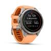 mini: Garmin Fenix 9 Pro inReach - 43mm Tytanowy z silikonowym paskiem w kolorze Shell Pink / Autumn Orange [010-04335-01] (3)